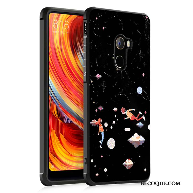 Mi Mix 2 Fluide Doux Incassable Personnalité Protection Coque De Téléphone Tout Compris