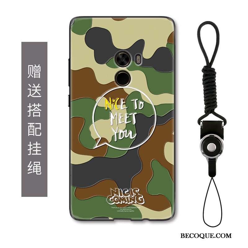 Mi Mix 2 Personnalité Incassable Créatif Camouflage Tout Compris Coque De Téléphone