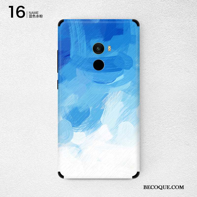 Mi Mix 2 Petit Couvercle Arrière Multicolore Créatif Coque Membrane