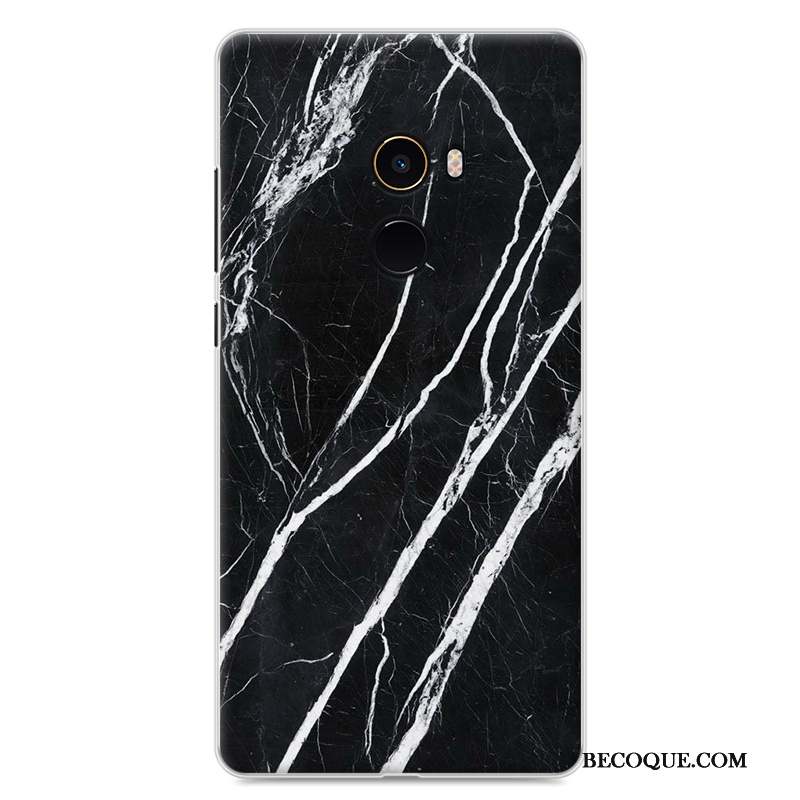 Mi Mix 2 Petit Étui Coque De Téléphone Incassable Grain De Bois Protection