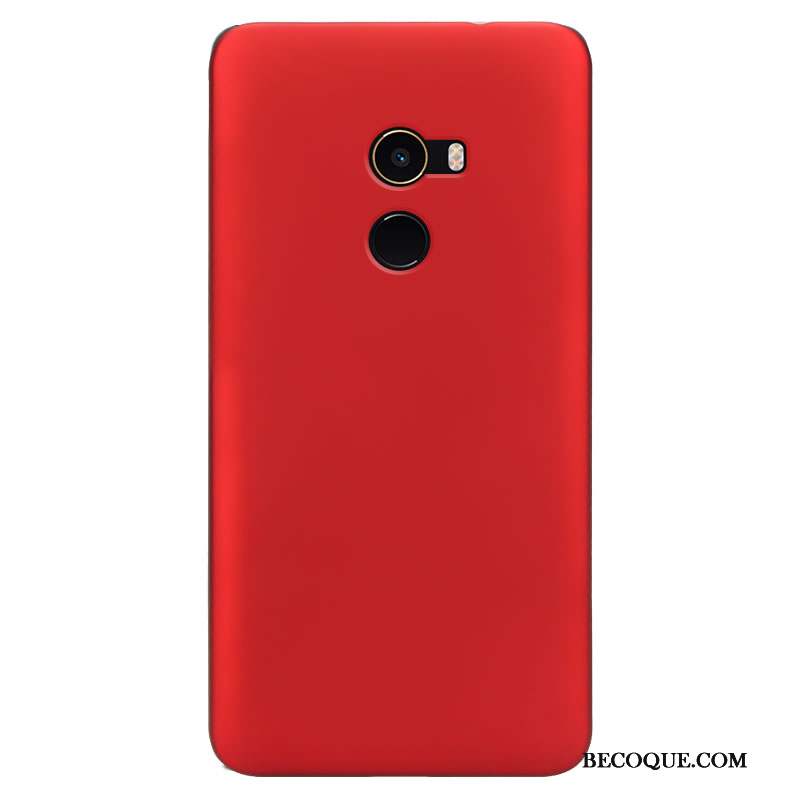 Mi Mix 2 Sac Coque De Téléphone Rouge Protection Couleur Tendance