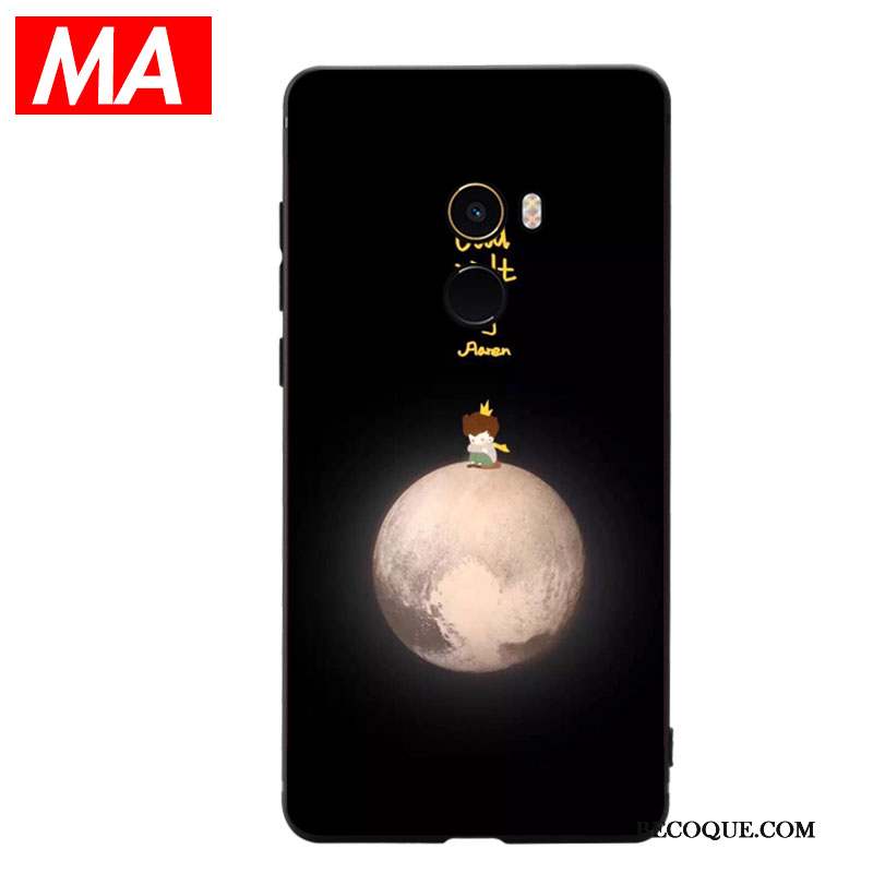 Mi Mix 2 Silicone Créatif Personnalité Abstrait Dessin Animé Coque De Téléphone