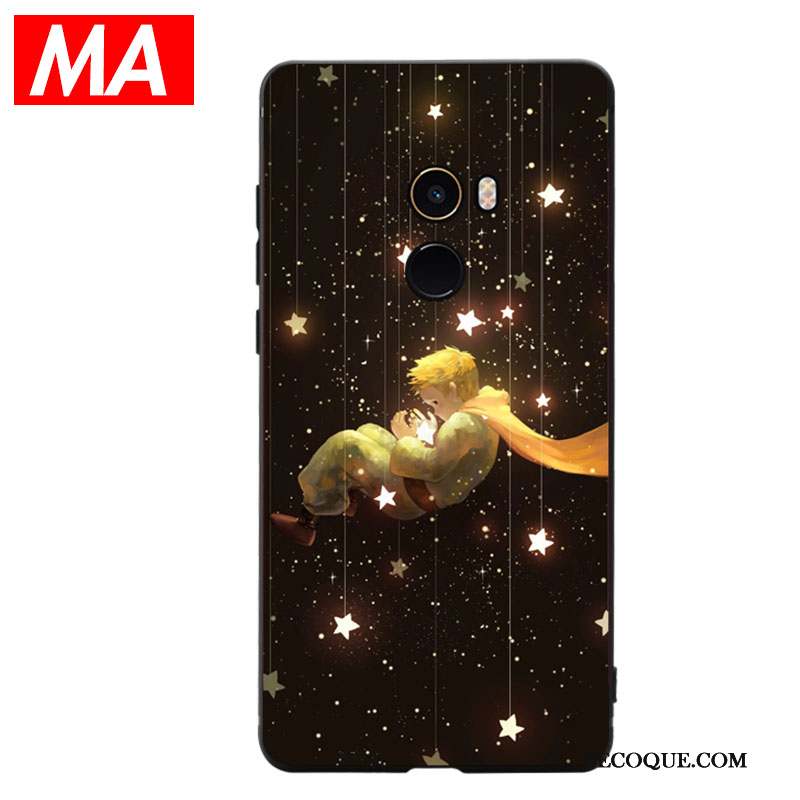 Mi Mix 2 Silicone Créatif Personnalité Abstrait Dessin Animé Coque De Téléphone