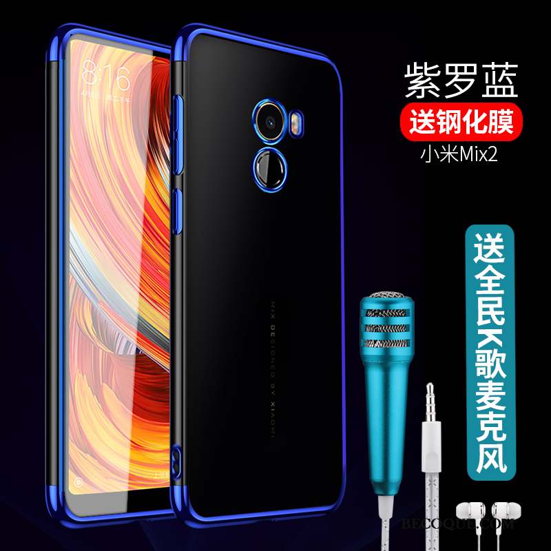 Mi Mix 2 Tout Compris Coque De Téléphone Protection Fluide Doux Transparent