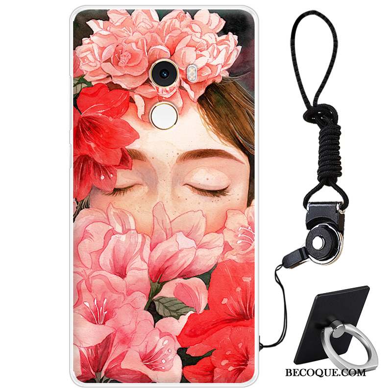 Mi Mix 2 Tout Compris Tendance Protection Petit Rose Coque De Téléphone