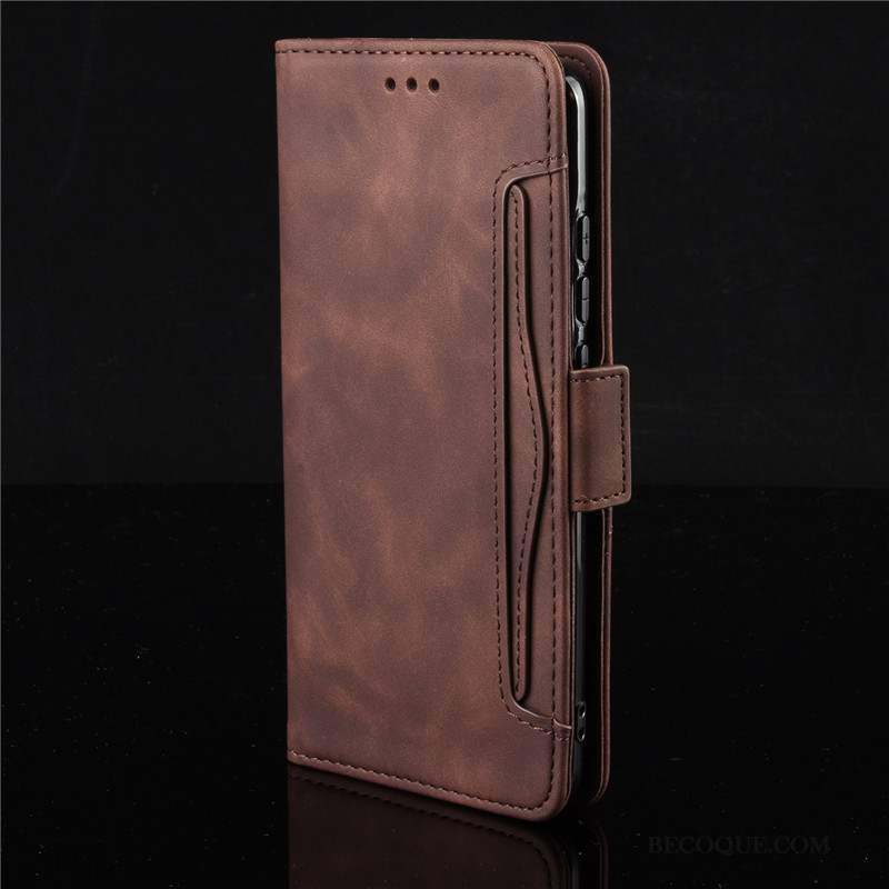 Mi Note 10 Coque De Téléphone Housse Carte Petit Étui En Cuir Protection