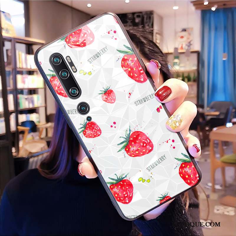 Mi Note 10 Coque Rose Dessin Animé Tout Compris Frais Petit Étui