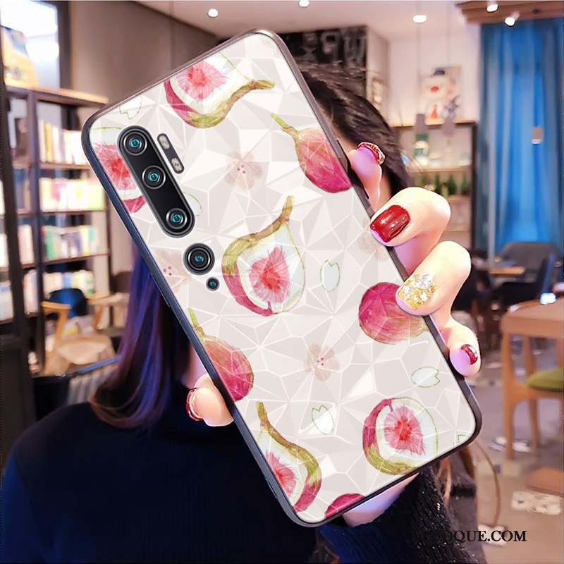 Mi Note 10 Coque Rose Dessin Animé Tout Compris Frais Petit Étui