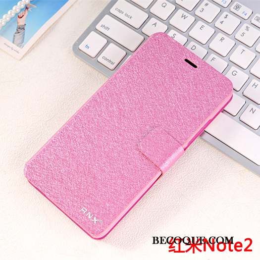 Mi Note 2 Coque De Téléphone Tendance Petit Étui Clamshell Rose