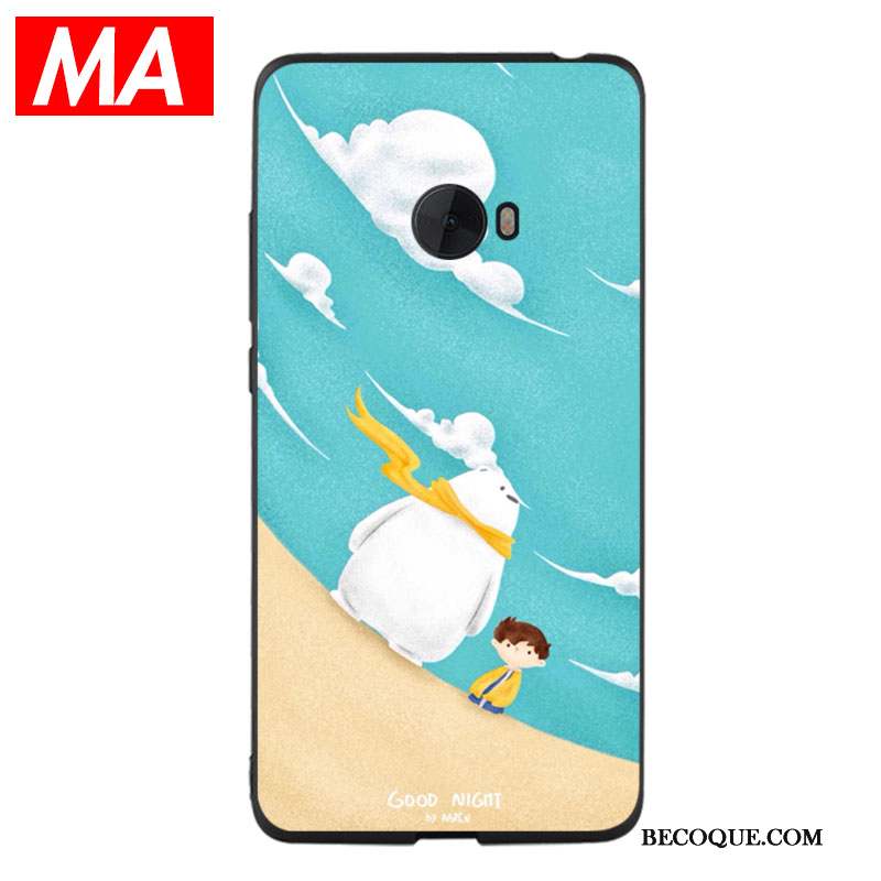 Mi Note 2 Coque Petit Créatif Mode Dessin Animé Silicone Personnalité