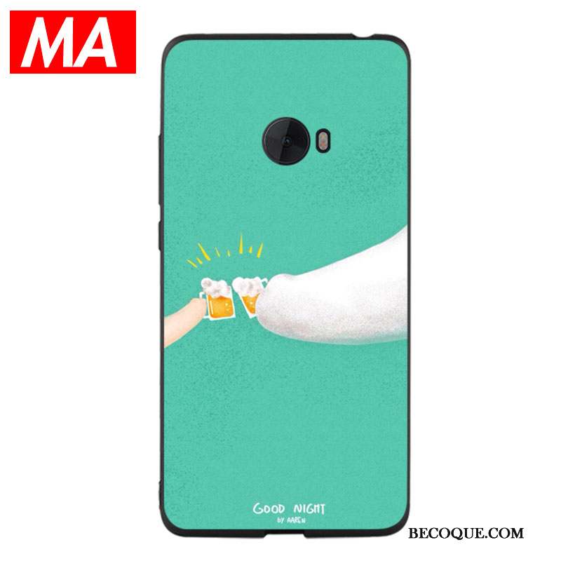 Mi Note 2 Coque Petit Créatif Mode Dessin Animé Silicone Personnalité