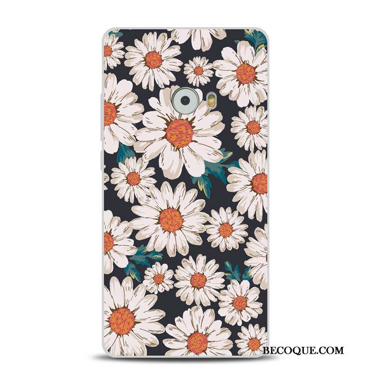 Mi Note 2 Coque Petit Fluide Doux Encre Support Silicone Anneau