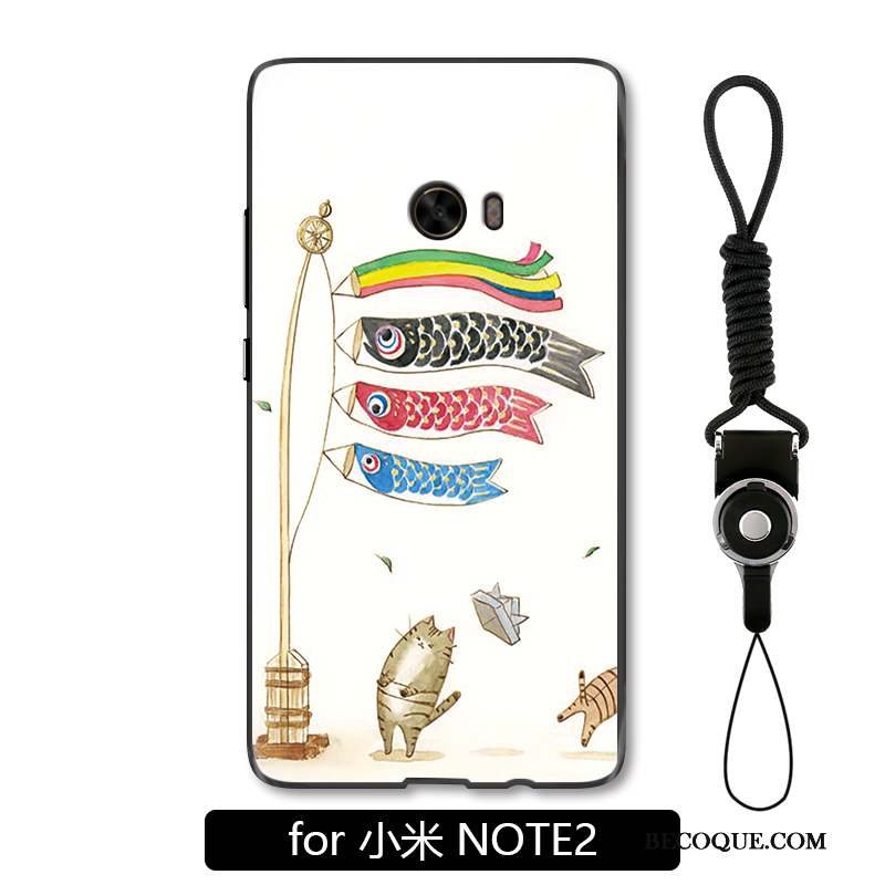 Mi Note 2 Coque Squid Créatif Protection Dessin Animé Charmant Étui