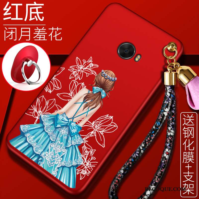 Mi Note 2 Coque Tout Compris Rouge Protection Petit Nouveau Fluide Doux