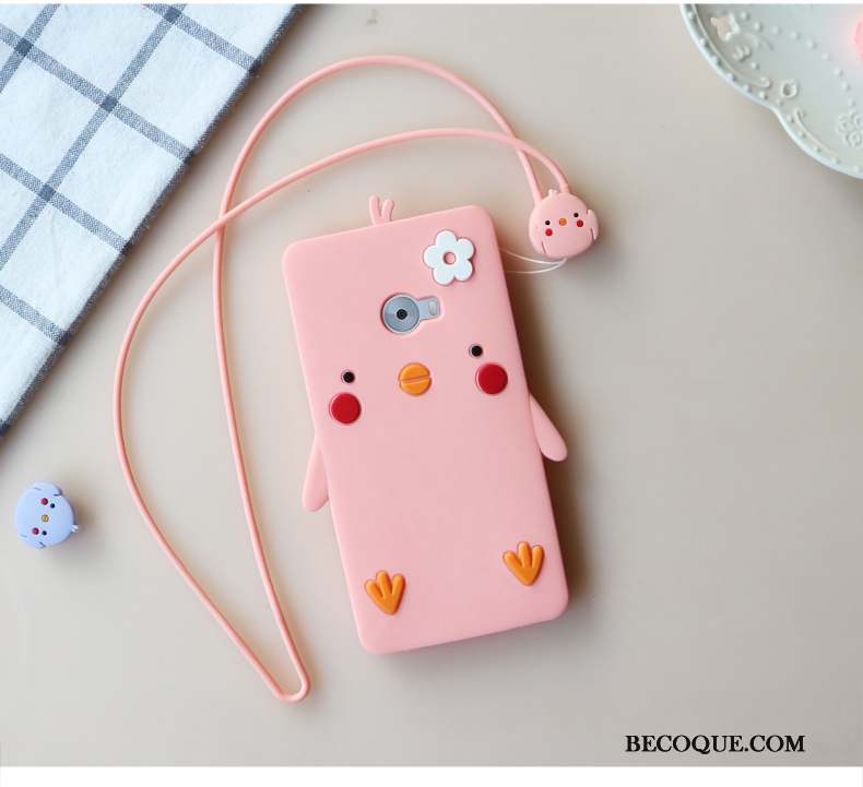 Mi Note 2 Dessin Animé Coque De Téléphone Protection Incassable Silicone Ornements Suspendus