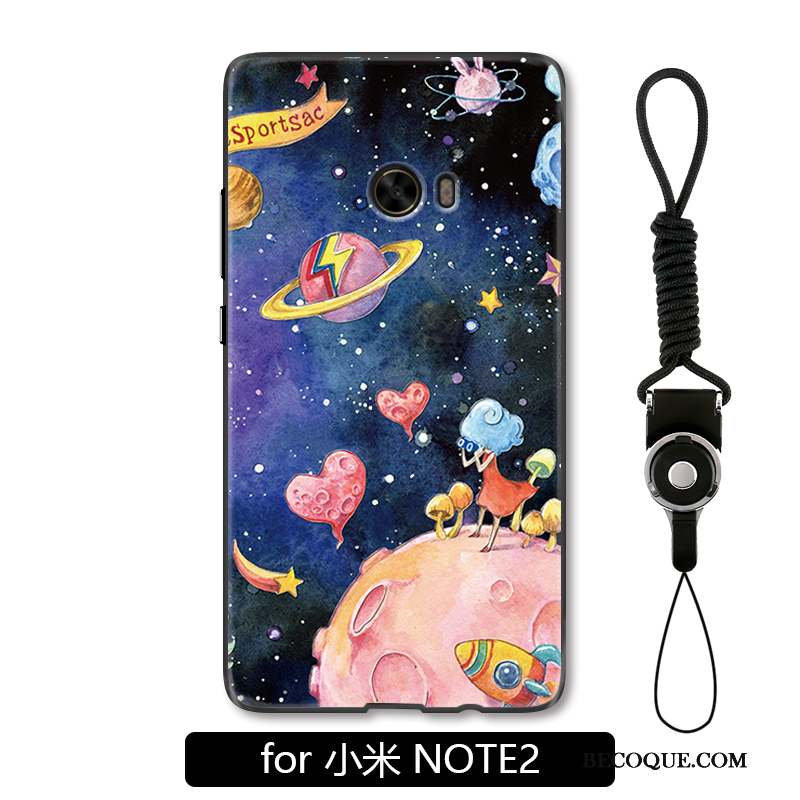 Mi Note 2 Gaufrage Ciel Étoilé Personnalité Coque De Téléphone Incassable Colorée