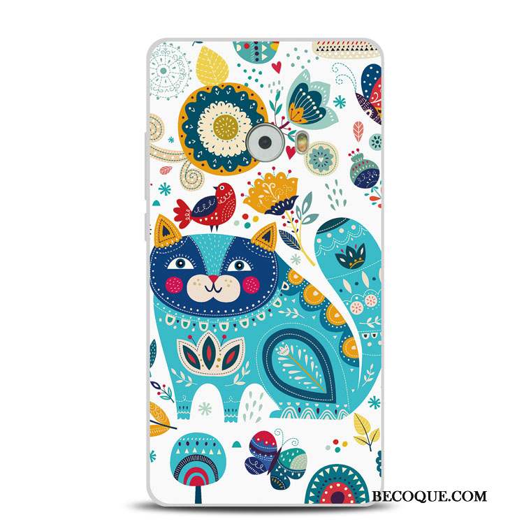 Mi Note 2 Gaufrage Coque De Téléphone Silicone Multicolore Fleurs Petit
