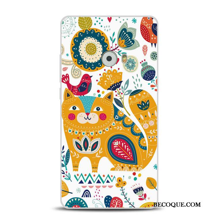 Mi Note 2 Gaufrage Coque De Téléphone Silicone Multicolore Fleurs Petit