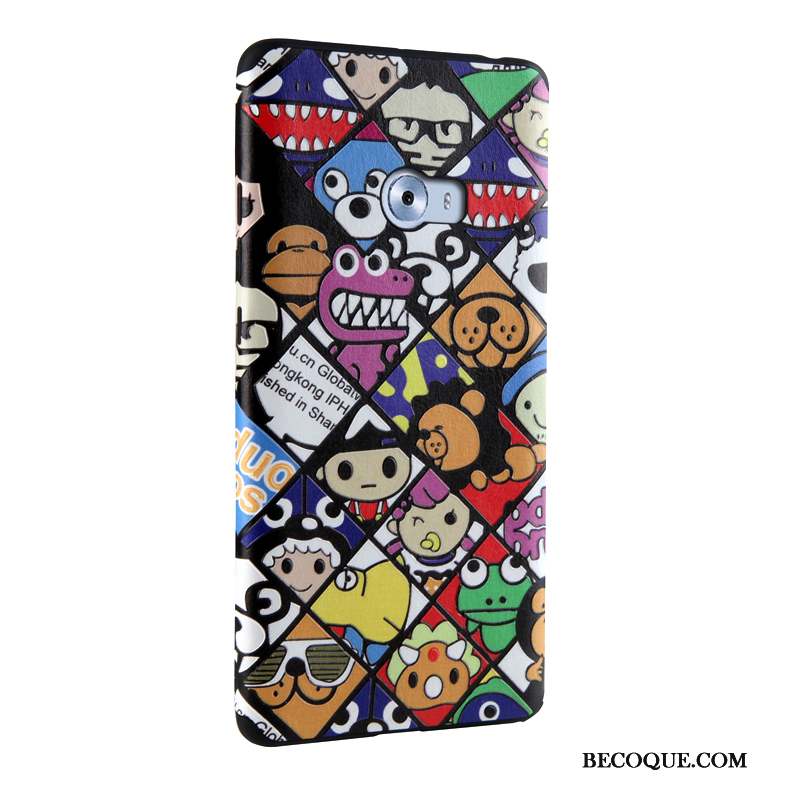 Mi Note 2 Protection Étui Fluide Doux Petit Coque De Téléphone Dessin Animé