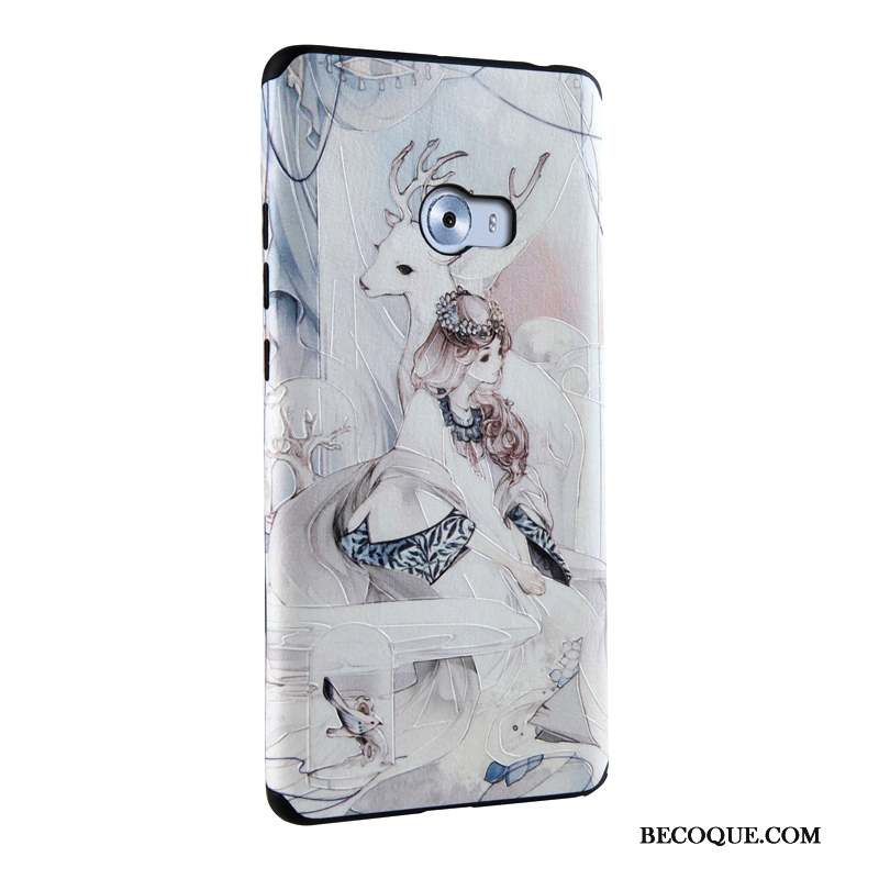 Mi Note 2 Protection Étui Fluide Doux Petit Coque De Téléphone Dessin Animé