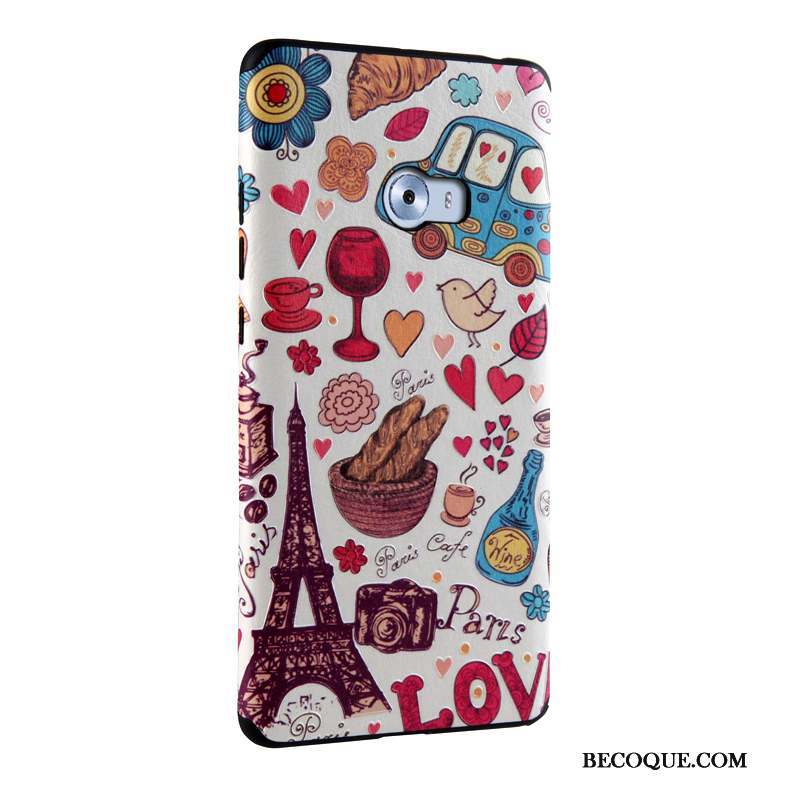 Mi Note 2 Protection Étui Fluide Doux Petit Coque De Téléphone Dessin Animé