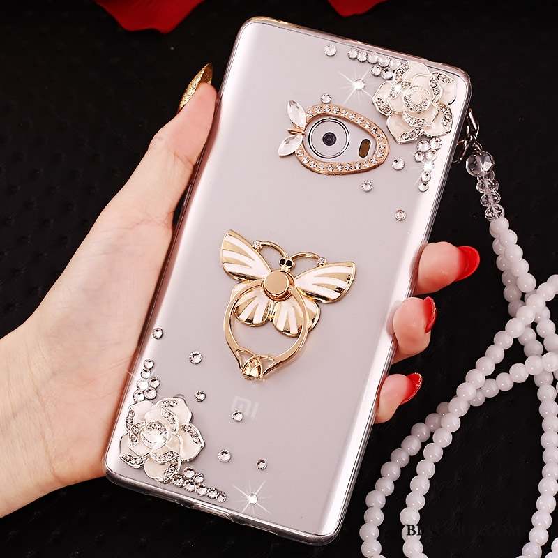 Mi Note 2 Strass Petit Support Coque De Téléphone Silicone Protection