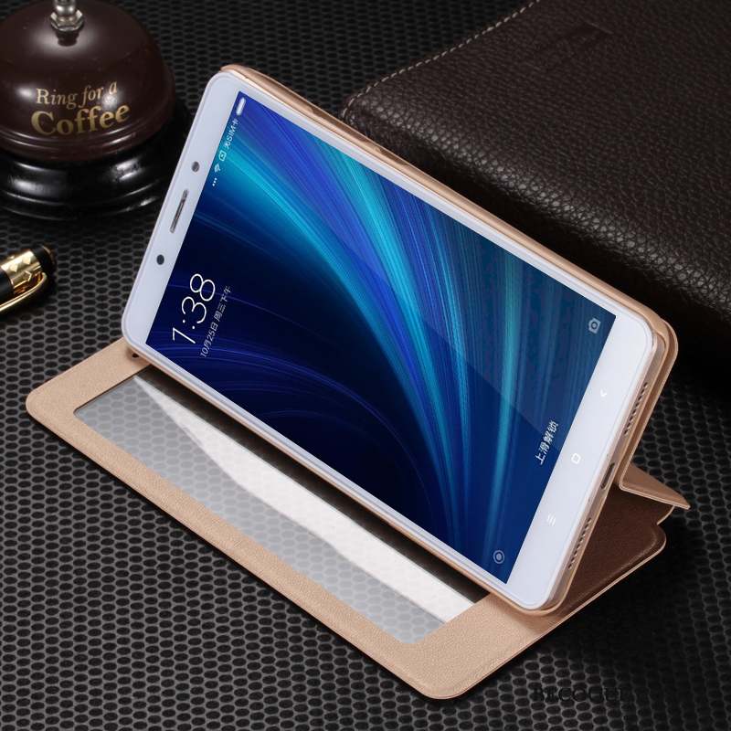 Mi Note 3 Clamshell Difficile Tendance Coque Étui En Cuir Petit