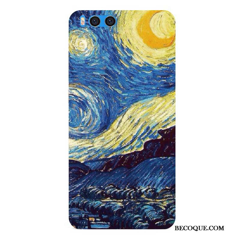 Mi Note 3 Coque Incassable Étui Amoureux Marque De Tendance Fluide Doux Bleu