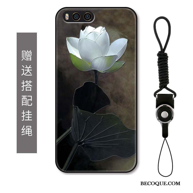 Mi Note 3 Coque Protection Art Fleur Style Chinois Petit Luxe