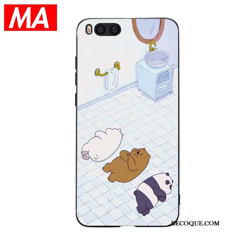 Mi Note 3 Petit Dessin Animé Tendance Fluide Doux Mode Coque De Téléphone