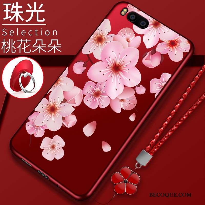 Mi Note 3 Petit Rouge Tout Compris Coque Fluide Doux Silicone