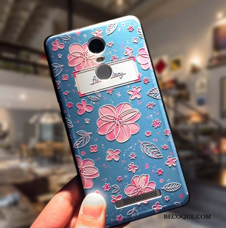Mi Note 3 Étui Petit Gaufrage Coque De Téléphone Dessin Animé Protection