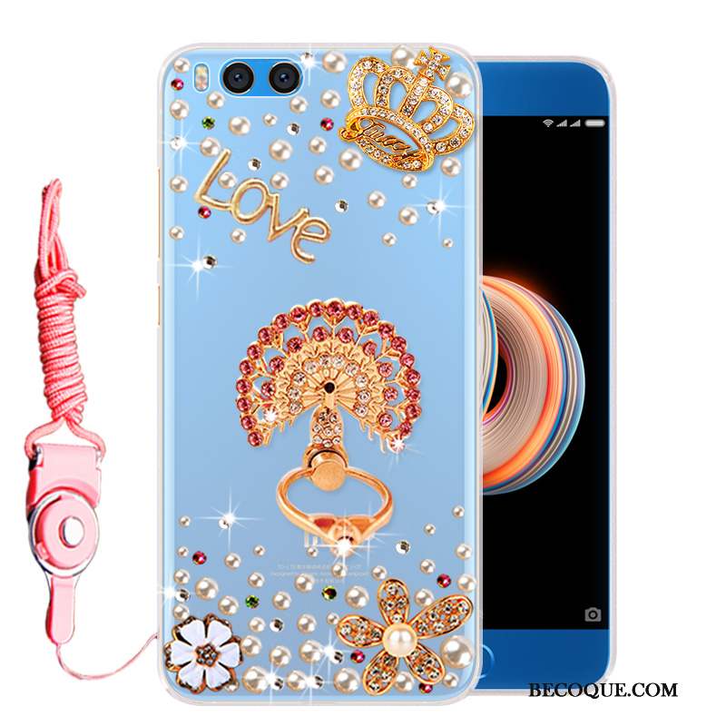 Mi Note 3 Étui Strass Coque De Téléphone Petit Téléphone Portable Délavé En Daim