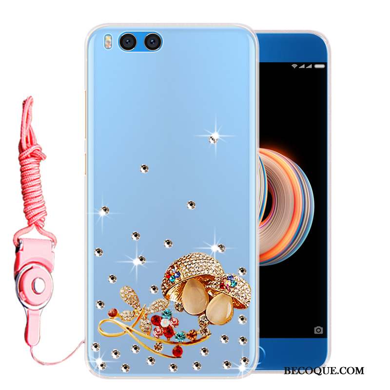 Mi Note 3 Étui Strass Coque De Téléphone Petit Téléphone Portable Délavé En Daim