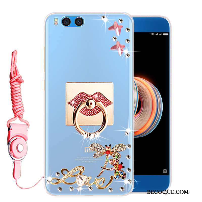 Mi Note 3 Étui Strass Coque De Téléphone Petit Téléphone Portable Délavé En Daim