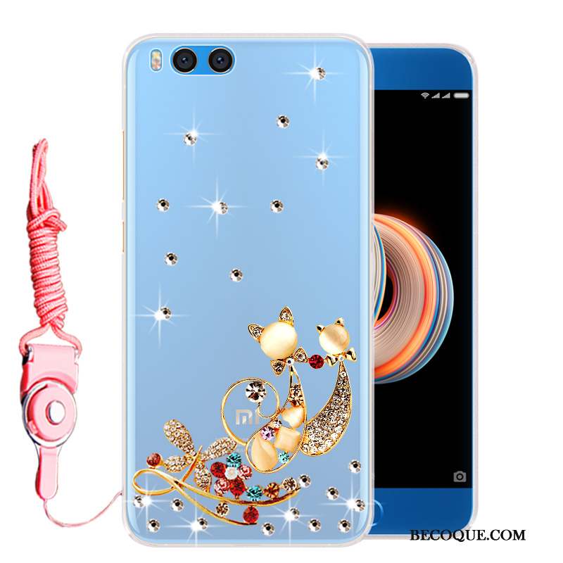 Mi Note 3 Étui Strass Coque De Téléphone Petit Téléphone Portable Délavé En Daim