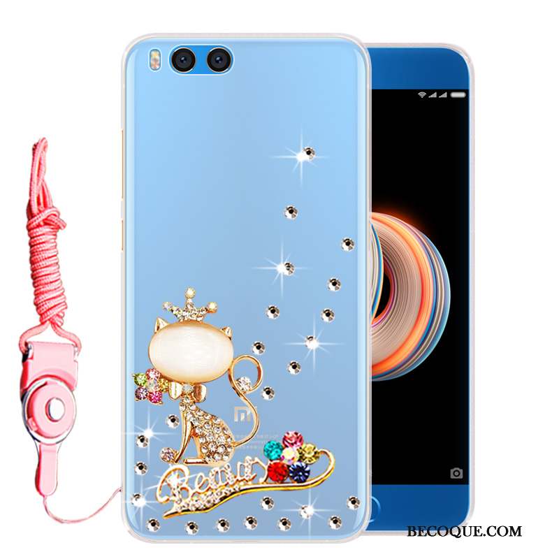 Mi Note 3 Étui Strass Coque De Téléphone Petit Téléphone Portable Délavé En Daim