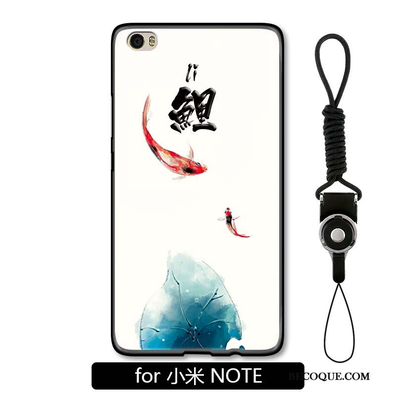 Mi Note Art Style Chinois Rose Squid Coque De Téléphone Créatif