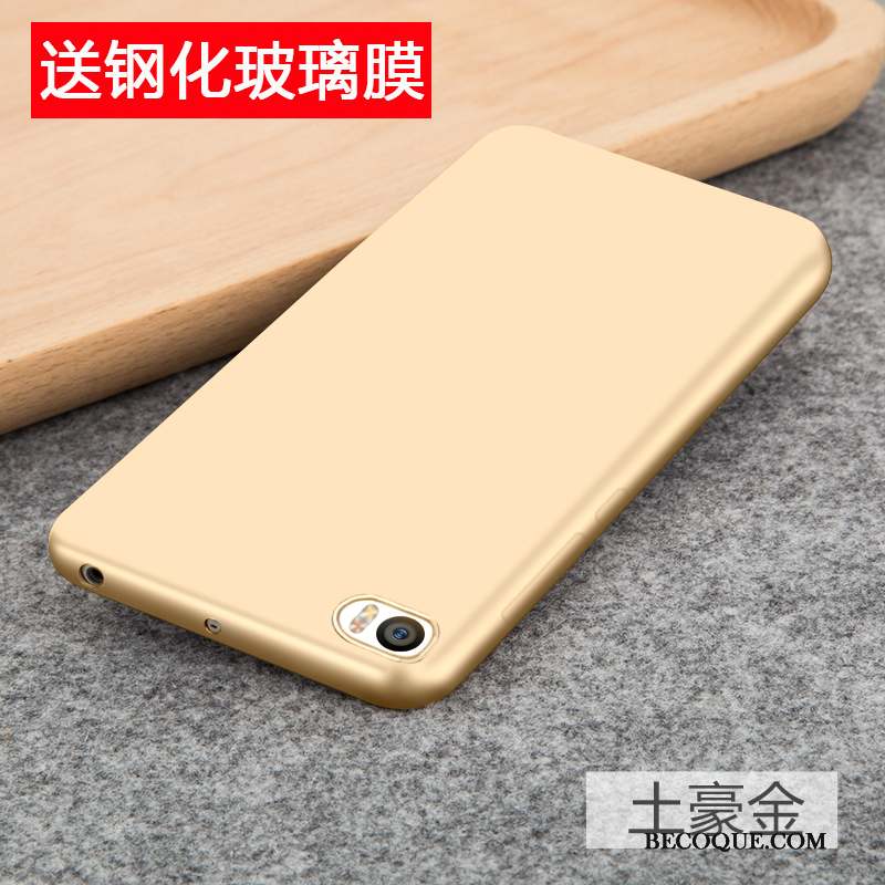 Mi Note Coque Délavé En Daim Petit Étui Silicone Protection Rouge