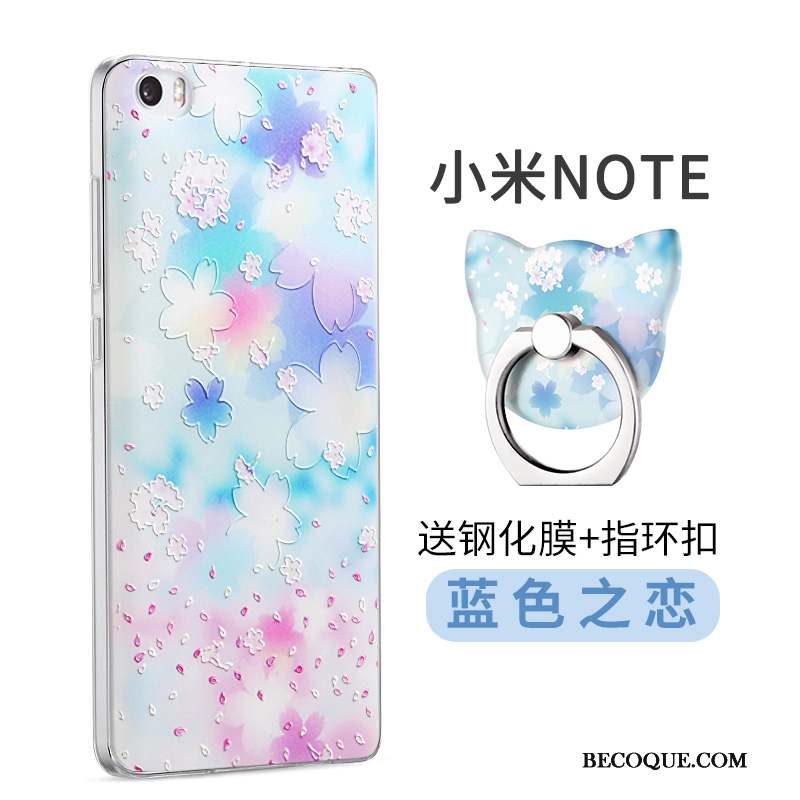 Mi Note Coque Rose Silicone Petit Tendance Incassable Fluide Doux