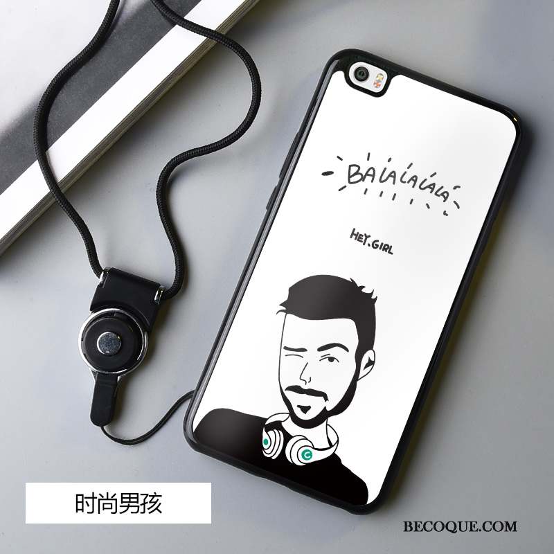 Mi Note Dessin Animé Silicone Blanc Tendance Incassable Coque De Téléphone