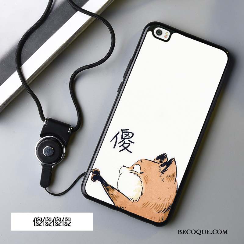 Mi Note Dessin Animé Silicone Blanc Tendance Incassable Coque De Téléphone