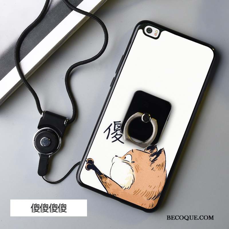 Mi Note Dessin Animé Silicone Blanc Tendance Incassable Coque De Téléphone