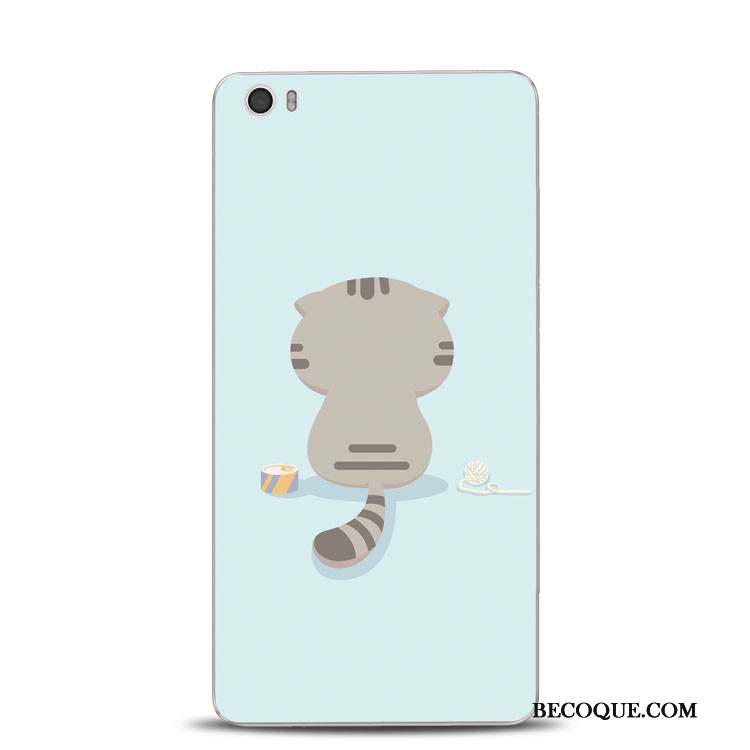 Mi Note Rose Fluide Doux Coque De Téléphone Silicone Support Chat