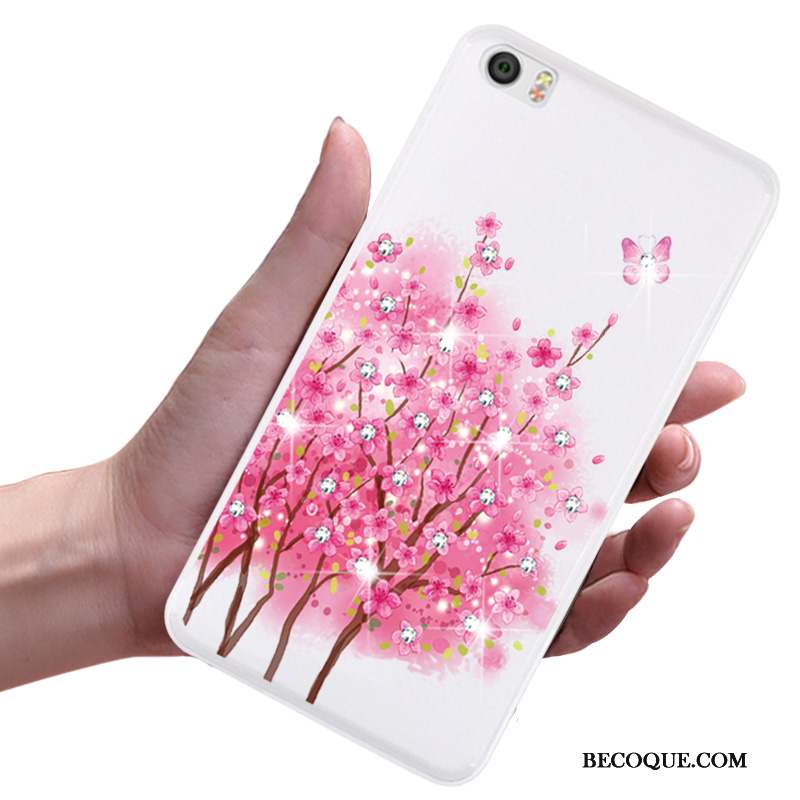 Mi Note Rose Strass Étui Protection Coque De Téléphone Petit