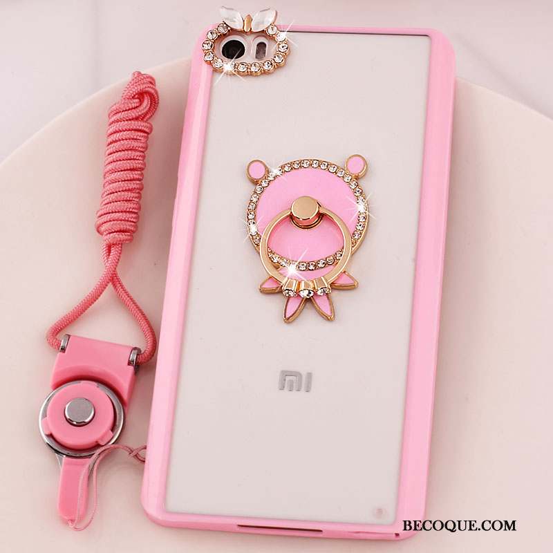 Mi Note Support Coque Téléphone Portable Étui Ornements Suspendus Strass