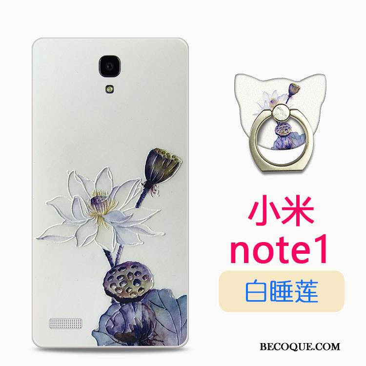 Mi Note Étui Dessin Animé Coque Transparent Silicone Petit