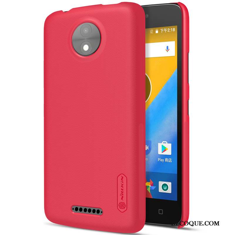 Moto C Étui Téléphone Portable Difficile Délavé En Daim Coque De Téléphone