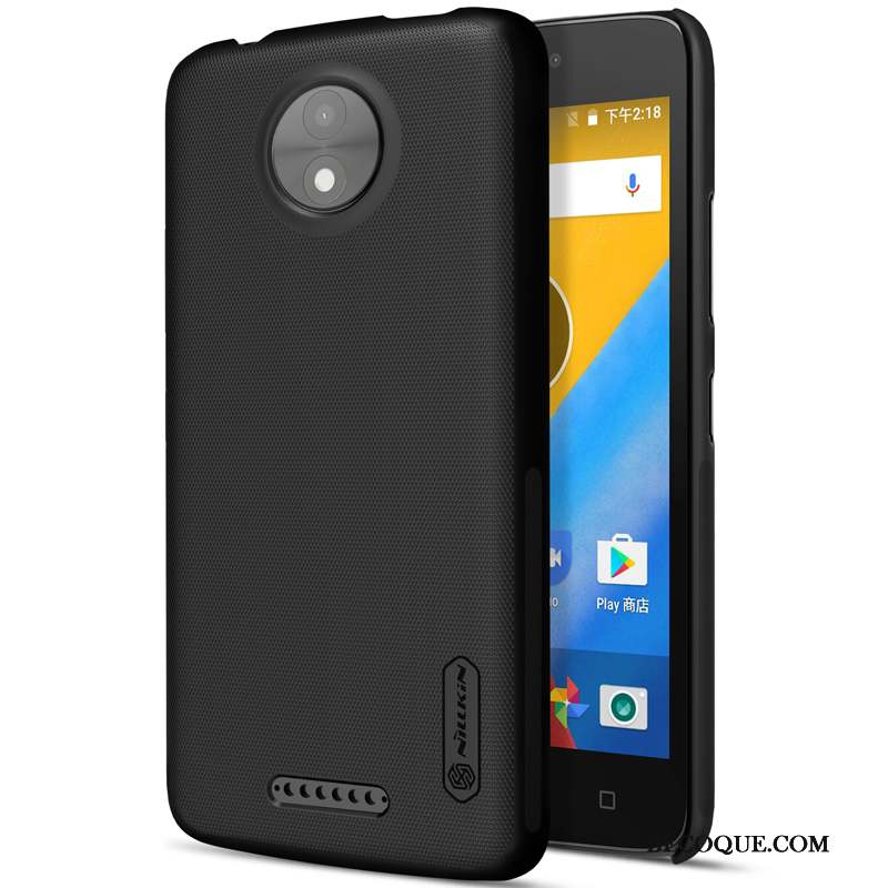 Moto C Étui Téléphone Portable Difficile Délavé En Daim Coque De Téléphone