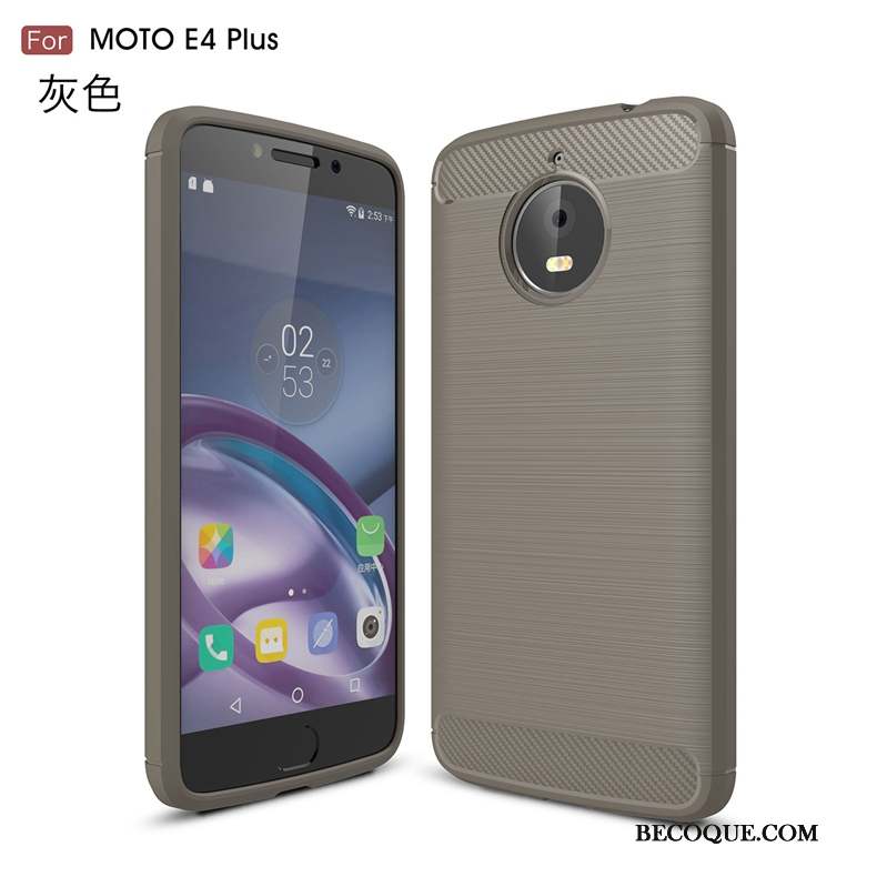 Moto E4 Plus Fibre Étui Protection Modèle Fleurie Coque De Téléphone Fluide Doux